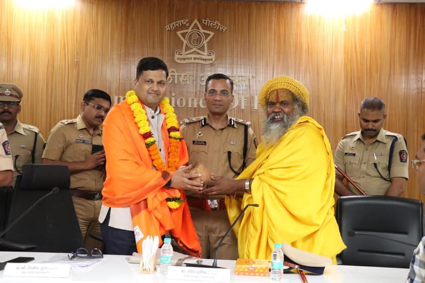 pilgrims walking along river